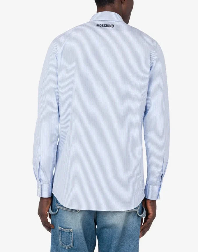 Poplin Shirt Goose Embroidery Poplin Shirt Goose Embroidery