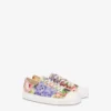 Printed canvas sneakers