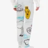 Printed cotton bull trousers Printed cotton bull trousers