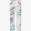 Printed cotton bull trousers Printed cotton bull trousers