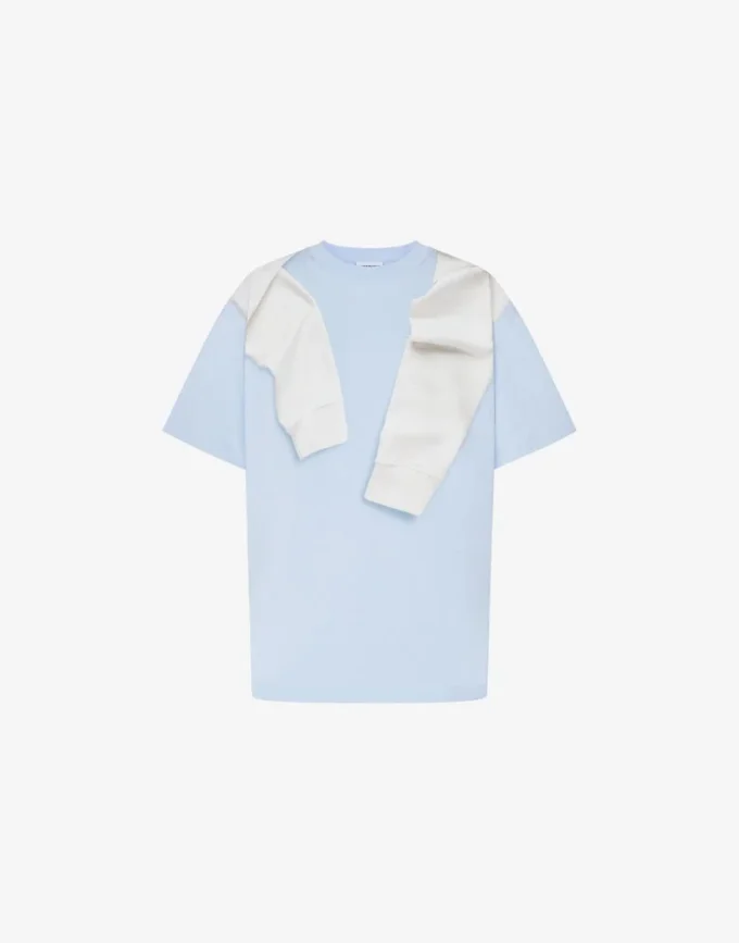 Printed cotton jersey T-shirt
