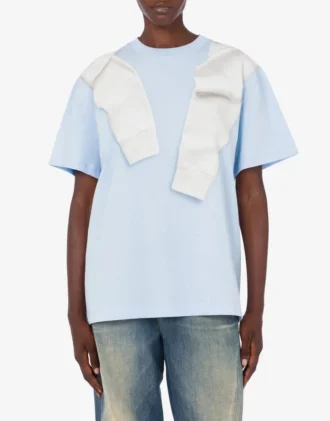 Printed cotton jersey T-shirt