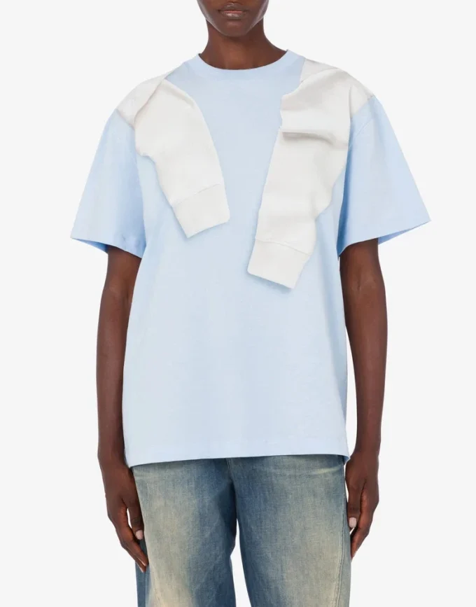 Printed cotton jersey T-shirt