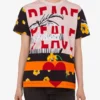 Printed cotton jersey T-shirt
