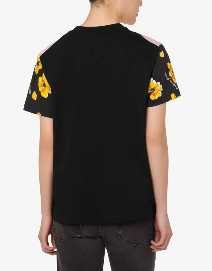 Printed cotton jersey T-shirt