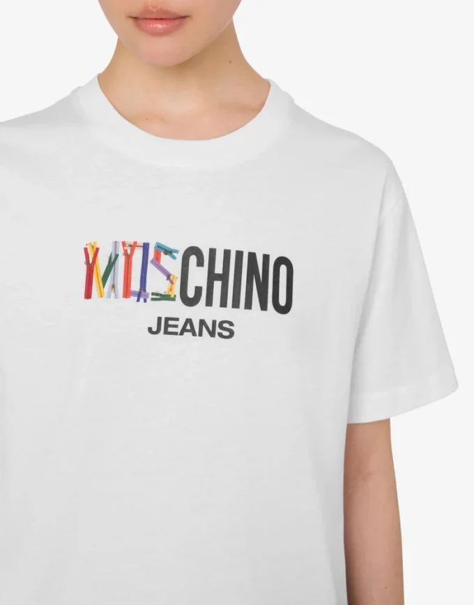 Printed cotton jersey T-shirt