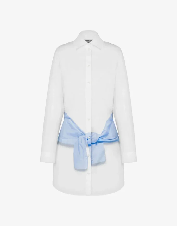 Printed cotton poplin dress Printed cotton poplin dress