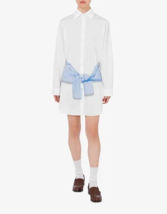 Printed cotton poplin dress Printed cotton poplin dress