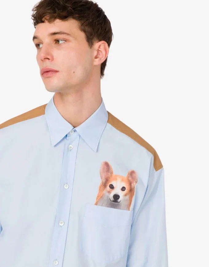 Printed cotton poplin shirt Printed cotton poplin shirt