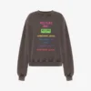 Printed cotton sweatshirt Printed cotton sweatshirt