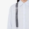 Printed cotton vichy shirt