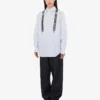 Printed cotton vichy shirt