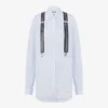 Printed cotton vichy shirt