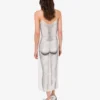 Printed crepe dress