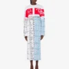Printed heavy cotton dress