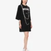 Printed heavy cotton dress