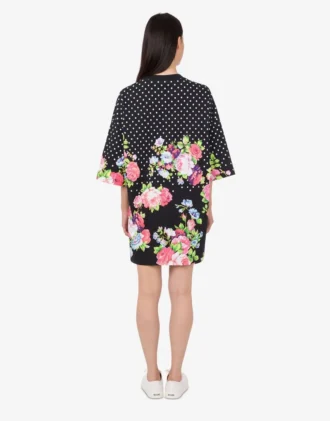 Printed heavy cotton dress
