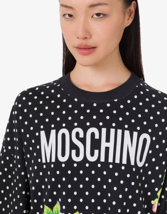 Printed heavy cotton dress