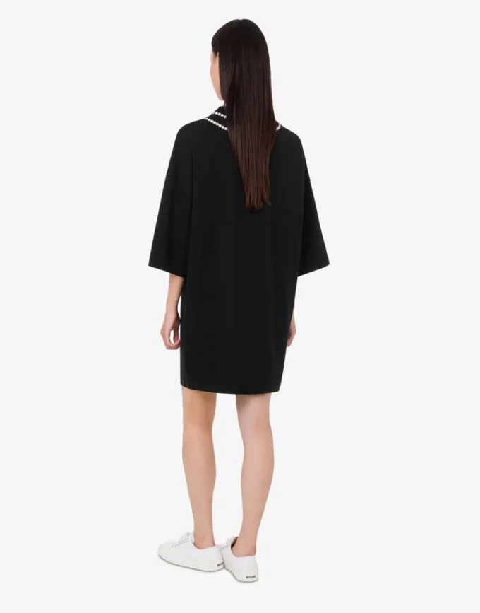 Printed heavy cotton dress