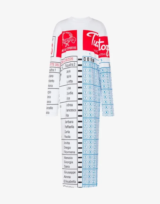 Printed heavy cotton dress