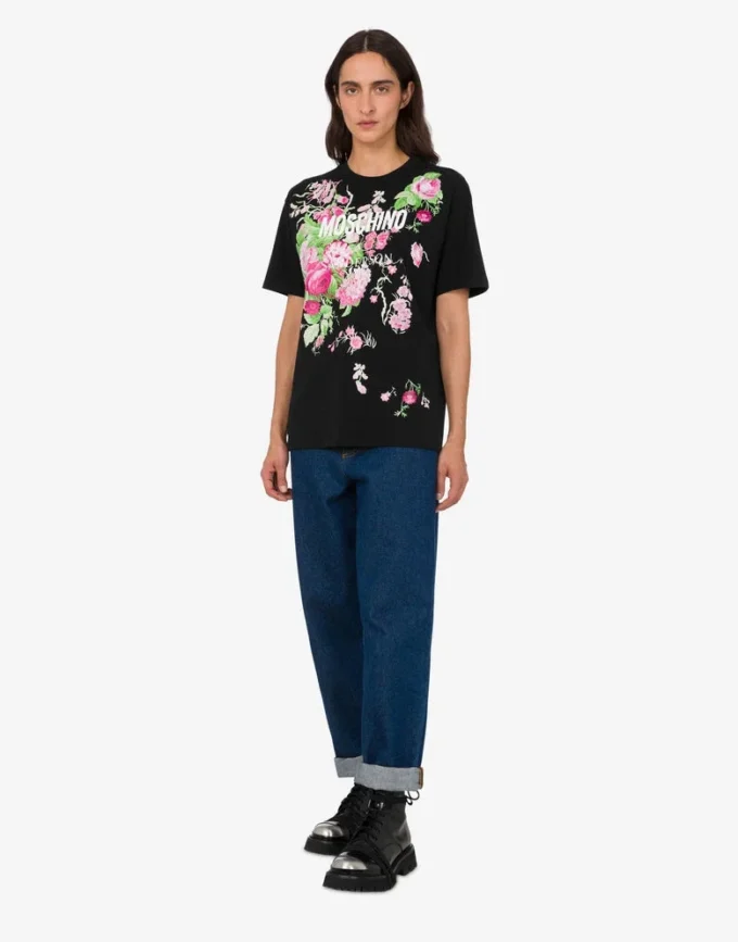 Printed heavy cotton T-shirt