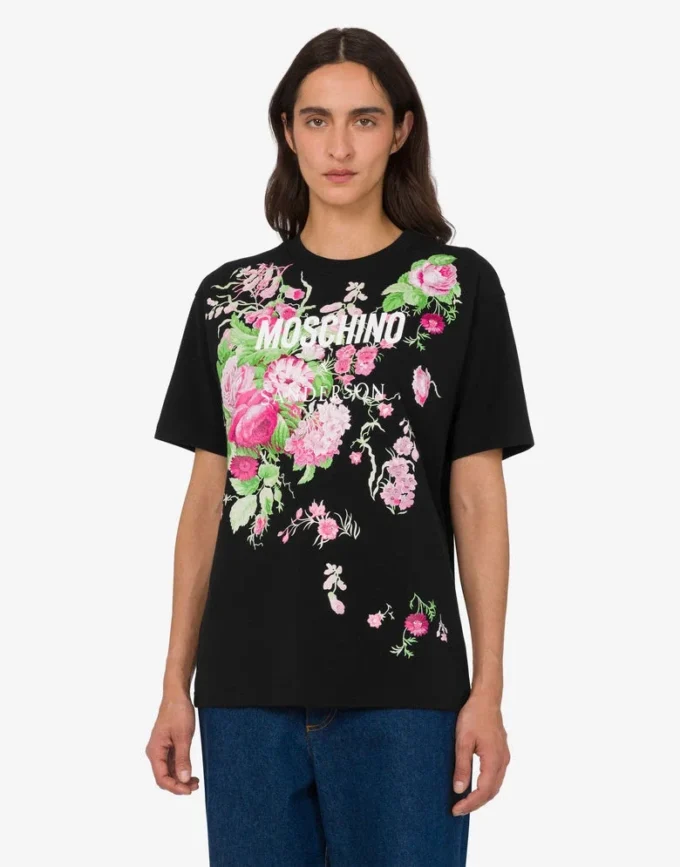 Printed heavy cotton T-shirt