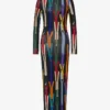 Printed jersey dress