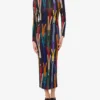 Printed jersey dress