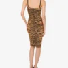 Printed jersey dress