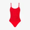 Printed lycra one-piece swimsuit