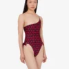 Printed lycra one-piece swimsuit