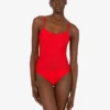 Printed lycra one-piece swimsuit