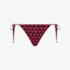 Printed lycra swim briefs