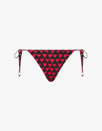 Printed lycra swim briefs