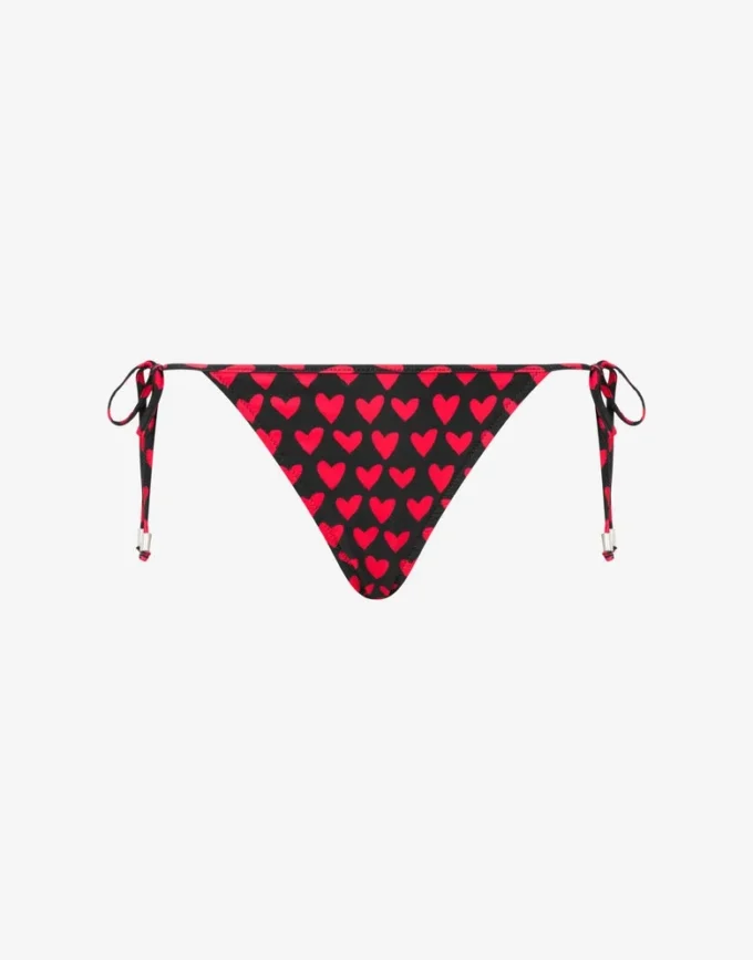 Printed lycra swim briefs