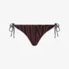 Printed lycra swim briefs