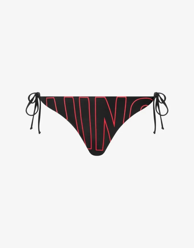 Printed lycra swim briefs