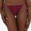Printed lycra swim briefs