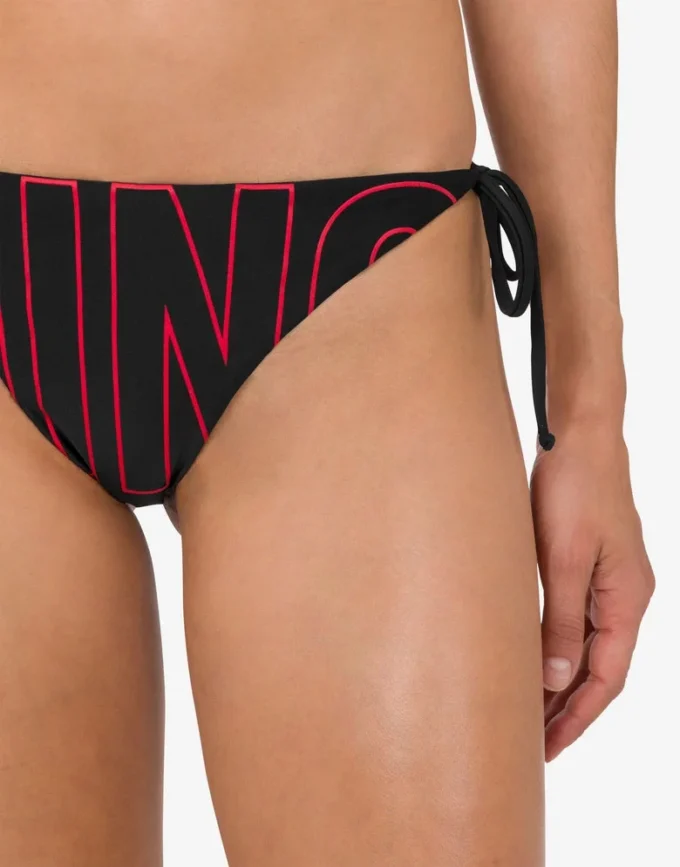 Printed lycra swim briefs