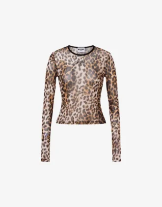 Printed mesh T-shirt Printed mesh T-shirt