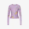 Printed mesh T-shirt