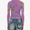 Printed mesh T-shirt
