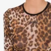 Printed mesh T-shirt