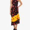 Printed midi dress