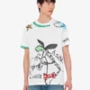 Printed organic cotton jersey T-shirt