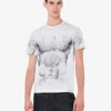 Printed organic cotton jersey T-shirt