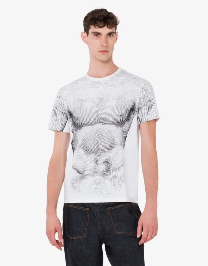 Printed organic cotton jersey T-shirt
