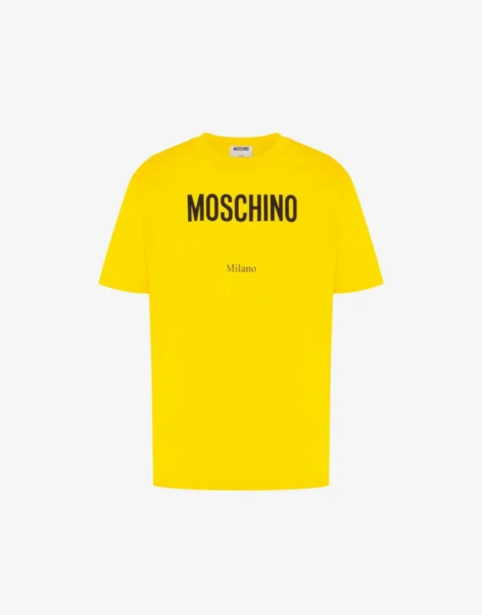 Printed organic cotton jersey T-shirt