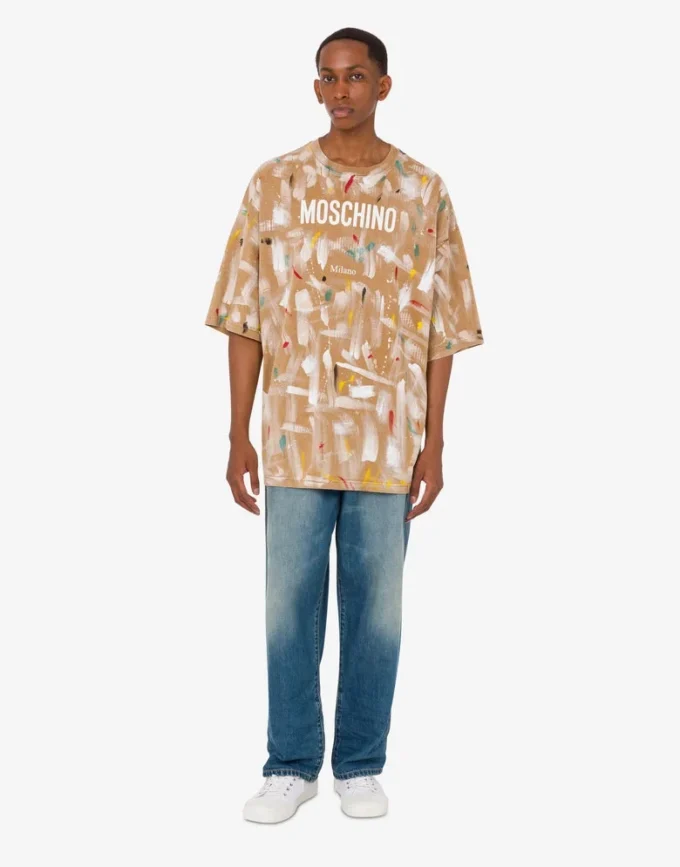 Printed organic cotton jersey T-shirt Printed organic cotton jersey T-shirt