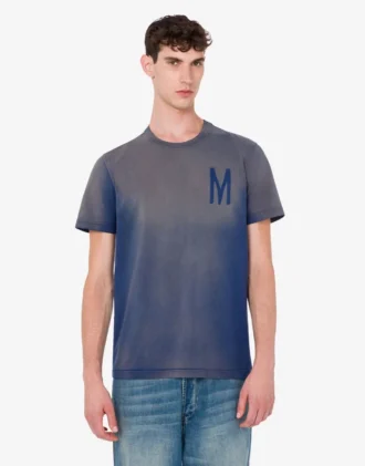 Printed organic cotton jersey T-shirt